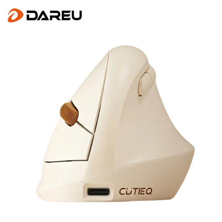 DAREU Mini Ergonomic Vertical Mouse 2.4G USB Bluetooth Wireless Optical Mice 3 Adjustable DPI 1000,1600,2400 for Small Hands
