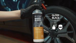 GLOSSBRO Gloss Black สเปรย์เคลือบยางและพลาสติกไวนิล 500ml