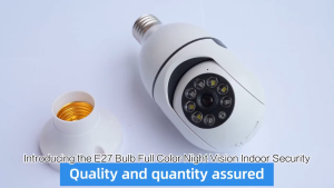 ซื้อ1แถม1 V380 Pro กล้องวงจรปิดแบบหลอดไฟ กล้องวงจรปิด 360°สมาร์ท ไร้สาย ดูผ่านมือถือ กล้องวงจรปิด กล้องอินฟราเรด 1080P เอชดี กล้องกันน้ำ