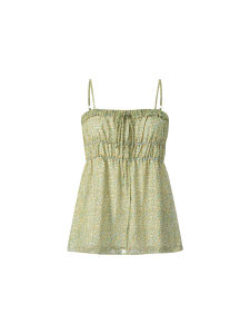 THROUS | Áo Camisole Tencel Hoa Nếp