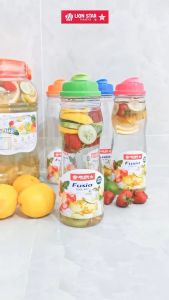 (BISA COD) PROMO BOTOL AIR MINUM LION STAR L-27 FUSIA COOL POT 1.2 LITER