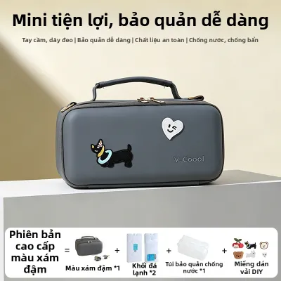 V-Coool | Túi Bảo Quản Sữa Mẹ Có Túi Đựng Băng Giữ Lạnh Màu Xanh
