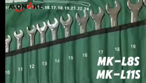 Kunci Ring Pas Set 11 Pcs & Tas Penyimpanan: Alat Profesional MONAKE