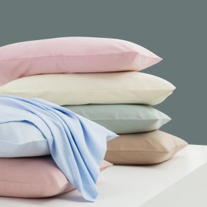 Dansunreve ปลอกหมอนผ้าฝ้าย100% 1ชิ้น40x60ซม ปลอกหมอนสไตล์ธรรมดาปลอกหมอน