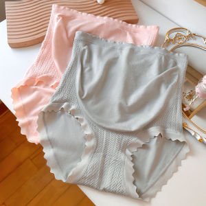 Pregnancy High Waist Comfortable Underwear Maternity Support Postpartum Breathable Triangle Shorts Cotton Lined Soft Nylon
