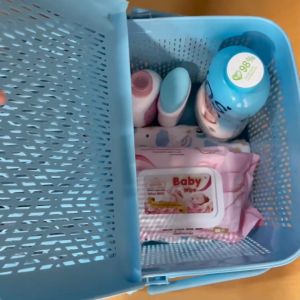 ตะกร้าหูหิ้ว ตะกร้าฝาล็อก รหัส129-A [แบบกหนา พิเศษเปิดได้ 2 ฝา] ตะกร้าสัมภาระ ตะกร้าใส่แมว ตะกร้าปิคนิค ตะกร้าเตรียมคลอด ตะกร้าใส่แมว 2 ชั้น แบบล็อค - Lazada