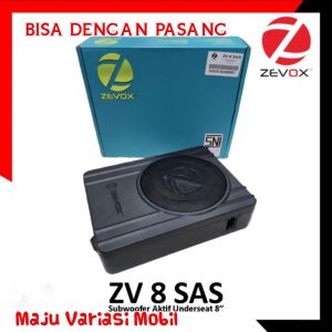 PROMO Subwoofer Kolong Aktif 8 INCH ZEVOX ZV 8 SAS Slim Bass Empuk High Quality Original ZEVOX