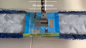 Cây lau nhà công nghiệp 80cm cây lau bẹ san hô sợi microfiber siêu sạch lau trường học bệnh viện toà nhà khu công nghiệp