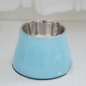 Super High-legged Stainless Steel Pet Bowl Flat Surface Dog Bowl Cat Bowl Neck Support for Dogs And Cats Dining Table Bowl