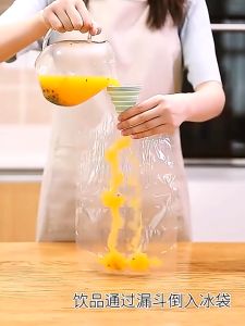 10pcs Disposable Ice-making Bags Freezing Maker Ice Cube Bag Self-seal Ice-making For Summer Diy Drinking Ice Cube Tray Mold Disposable Ice Bags