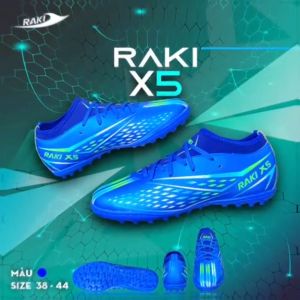 GIÀY ĐÁ BÓNG CHÍNH HÃNG RAKI X5 SÂN CỎ NHÂN TẠO