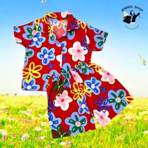 ชุดฮาวาย ชุดไปทะเลเด็ก ผ้าไหมอิตาลี