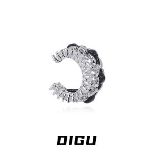 Fashionable Woven Diamond Ear Cuff No Piercing Required Elegant Sensation Light Luxury Personality Design Womens Jewelry Accessory
