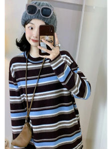 YUEZHONGWEI | Very Attractive Striped Long Sleeve Sweater for Autumn Winter