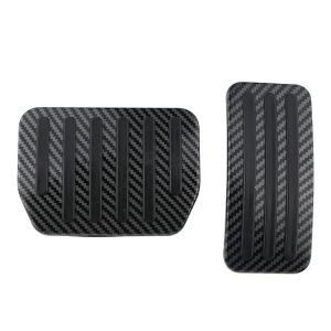Car Pedals for Tesla Model 3 Model3 Model Y Juniper 2022 2023 2024 Carbon Fiber Anti-Slip Accelerator Gas Brake Pedal Cover Pad