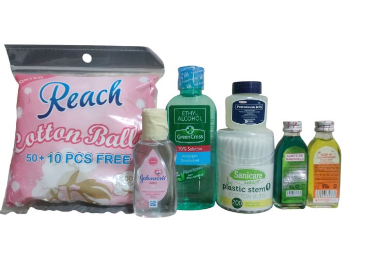 Newborn Essentials Kit Bundles Baby Oil and Aceite De Manzanilla Lazada PH