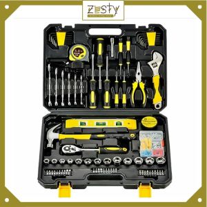 🇸🇬 [New Product Sale]108pcs All That You Need Tool Kit Set Tools - Screwdriver Socket Hammer Wrench Ratchet