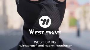 West Biking | WEST BIKING Winter Thermal Cycling Headgear Fleece Windproof Full Face Mask Ski Balaclava Neck Scarf Cycling Cap Bike Headwear