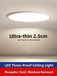 WIZKER | Slim Waterproof Dustproof Modern Simple Ceiling Light