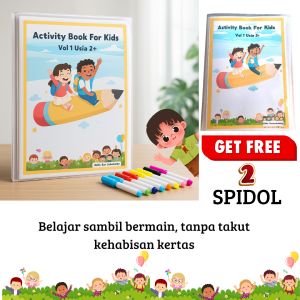 Activity Book Anak 3+ Wipe Clean  Bisa Dihapus & Dipakai Ulang