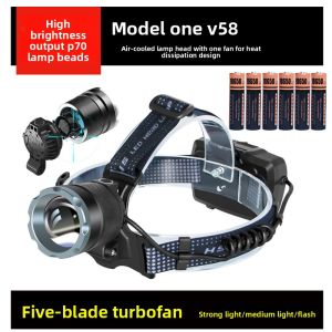 LVZI | Ultra Bright Large Capacity Zoom Headlamp 18650 Lithium Battery