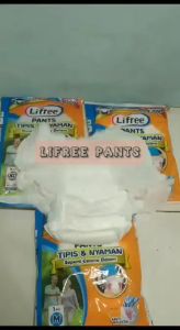 LIFREE PANTS (1 DUS isi 48 PCS ) POPOK CELANA DEWASA  SIZE (MLXL) TERMURAH
