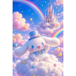 TOPTOY | Large Size Jigsaw Puzzle 500/1000/1200/2000 Pcs Sanrio Castle Cinnamoroll Jigsaw Puzzles for Adults Stress Relief Toys Gift