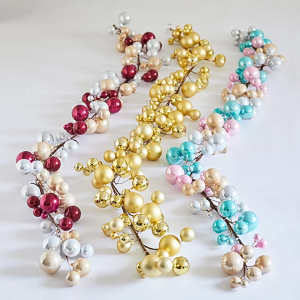 สายลูกบอลตกแต่ง ช่อลูกบอลตกแต่งคริสต์มาส ขนาด 1.8 เมตร Decorative ball string Christmas decorative ball bouquet