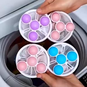 Phao Lọc Cặn Bẩn Máy Giặt Giúp Giữ Lại Cặn Xà Phòng Sợi Bông Tóc Thông Minh - Phao Lọc Rác Máy Giặt Túi Lưới Lọc Cặn