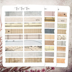 Sticker tự cắt phong cách cổ điển - hình dán tự thiết kế vintage trang trí sổ nhật kí sổ tay | Bullet journal - kc026