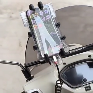 Waterproof Phone Holder Bag | Mobile Pouch Case for Motorcycle Bike Delivery Rider Outdoor Protection