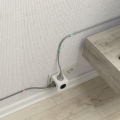 MASSFA EU Plug 5 AC Outlet Multiprise Power Strip Extension Powercube Electrical Socket 3680W Adapter for Home Office. 