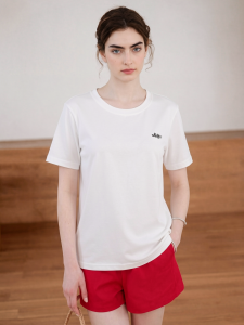 Basic House | Embroidered White T-Shirt