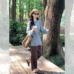 Áo Thun Tay Dài Lụa Băng Chống Nắng Mùa Hè Mỏng Màu Xám Phong Cách Hàn Quốc Cho Nữ Áo Khoác Ngoài Thường Ngày Chất Liệu Lụa Băng