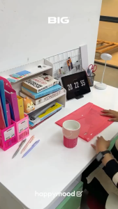 Map Plastik Kancing 1 F4 Pastel Folio Plastik Dokumen Punggung File Folder BIG MF-8311 - 1 Pcs