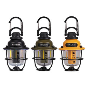 Portable Vintage LED Tent Lantern with Adjustable Brightness for Outdoor Camping and Fishing