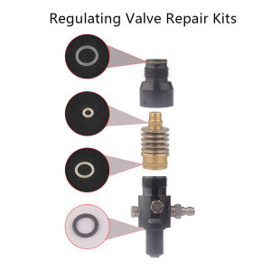 เครื่องควบคุมถังควบคุมแรงดันน้ำด้วยอากาศ HPA ชุดอุปกรณ์สำหรับวาล์วระบายเพนท์บอลที่ควบคุมแรงดันแหวนซิลิโคน Pakkingen