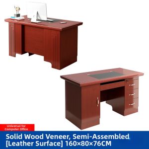 Simplicity Painted Solid Wood Office Table