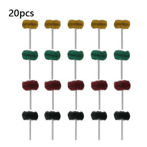 20 Pack/40 Pack 1 inch Abrasive Wheel Buffing Polishing Wheel Set for Rotary Tool - with 1/8" Shank