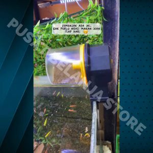 Bergaransi TaffHOME Alat Pemberi Dispenser Makanan Ikan Otomatis Aquarium Food Timer GA 300D