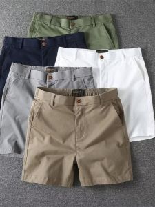 LIIEN NOOS | American Vintage Pure Color Casual Summer Shorts Flexible 4inch