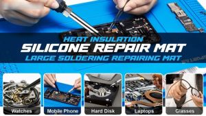 Tatakan Matras Solder Silikon Tahan Panas Magnetic All Varian untuk Perlengkapan Alas Meja Servis