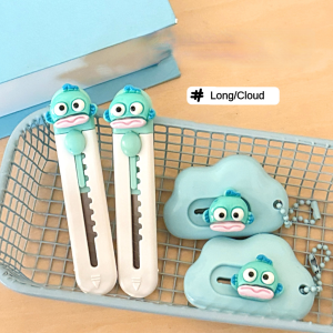1/3 Pcs Cartoon Ugly Fish Art Knife Student Unpacking Package Small Knife Portable And Cute Nail Cutting Paper Knife