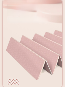 Portable Folding Yoga Mat Fitness Home Use Anti-Slip Children Dance Mat Student Nap Mat Quiet Design Gymnastics Mat