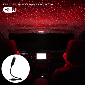 KEVANLY | 1pc Car Interior Lights Romantic LED Starry Sky Night Light Galaxy Star Projector Lamp for Car Roof Room Ceiling Decor Plug Play