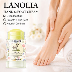 Lanolin Hand and Foot Cream for Dry Cracked Easy to Carry & Use Excellent MoisturizingLong-Lasting Hydration for HandsAnkles