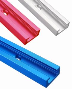 Aluminum Alloy T-Track Miter Track 19×9.5mm Woodworking T-Slot Slide Rail Jig Fixture for Table Saw Router Table Workbench