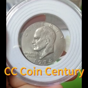 Kapsul Bulat Pelindung Koleksi Syiling Besar Round Box For Collection Big Coin With Adjustable Inner Pad -Stationery