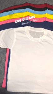 Baju Kaos Anak 2 Kelinci Pink All Size perempuan Bahan Katun untuk usia 1-15 thn termurah