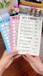 Daily Task Planning Board: Detachable Chores Checklist & Multi-Purpose Student Task Boards